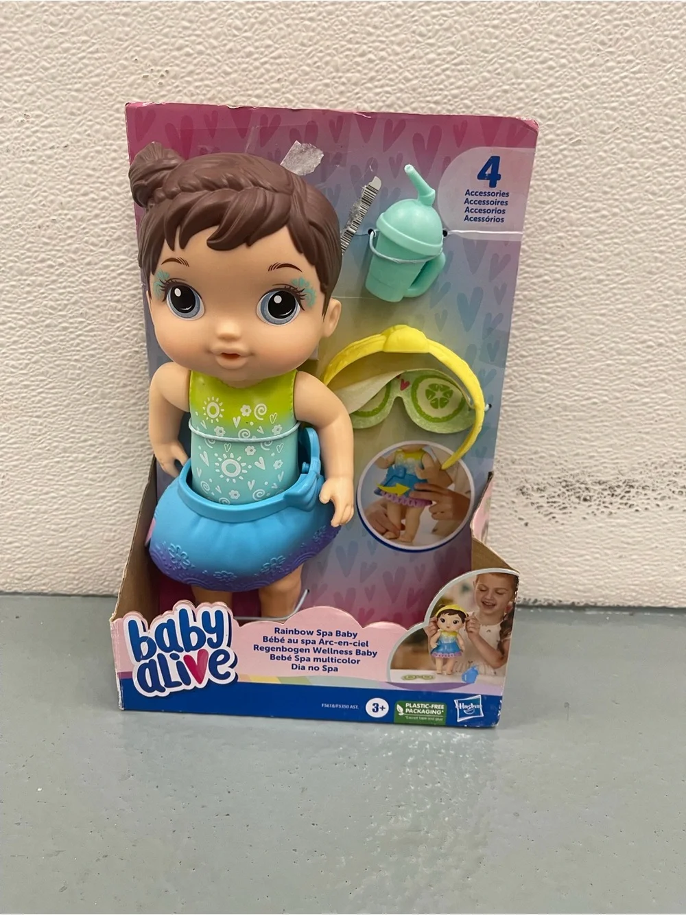 Rainbow Spa Baby Doll - Blue & Green